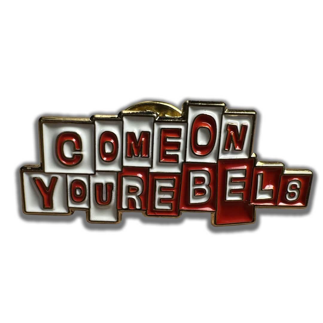 come-on-pin-badge